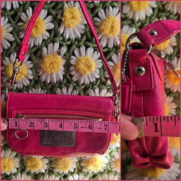 Coach Poppy Pink Liquid Gloss Purse - Picture 7 of 14